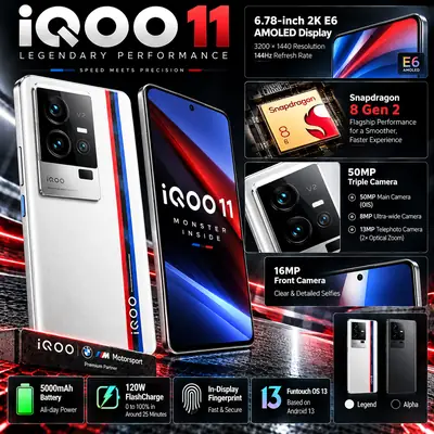 iQOO 11 mobile phone