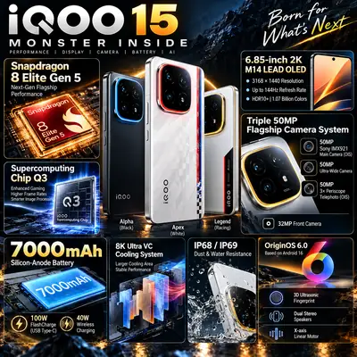 iQOO 15 mobile phone