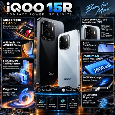 iQOO 15R mobile phone