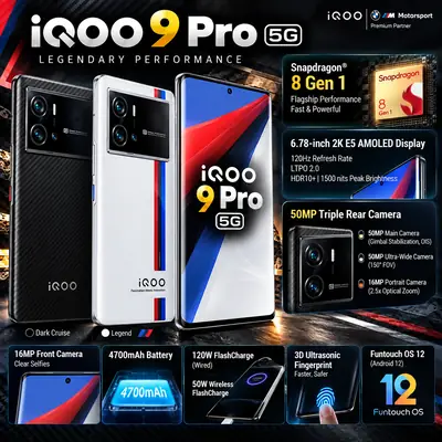 iQOO 9 Pro 5G mobile phone