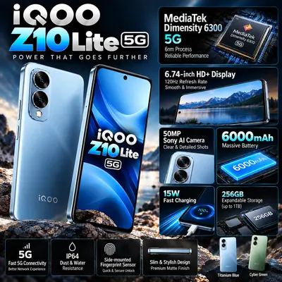 iQOO Z10 Lite mobile phone