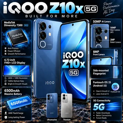 iQOO Z10x mobile phone