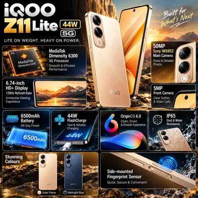 iQOO Z11 Lite 5G mobile phone