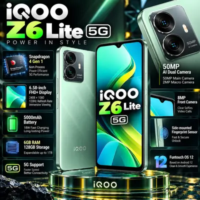 iQOO Z6 Lite 5G mobile phone