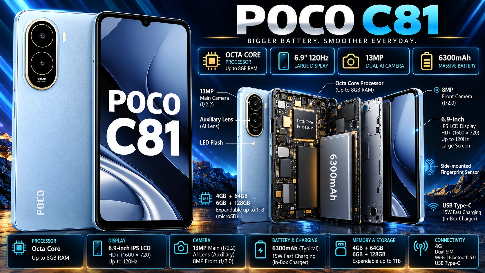 POCO C81 mobile phone