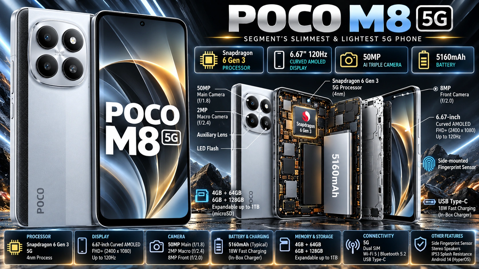 POCO M8 5G mobile phone