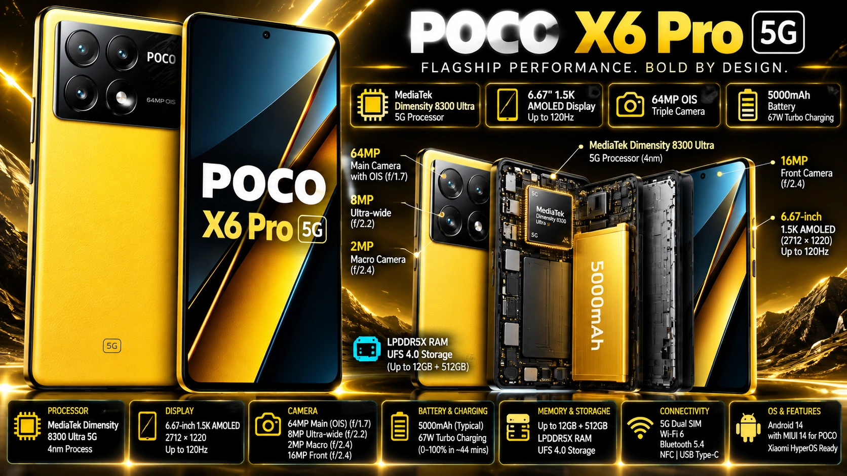 POCO X6 Pro mobile phone