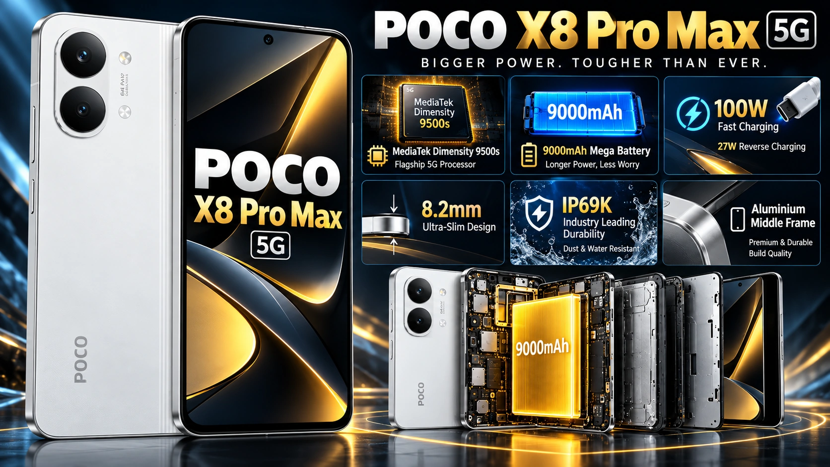POCO X8 Pro Max 5G mobile phone